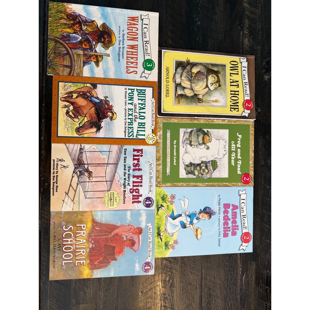 I Can Read Books Lot of 7 Frog and Toad Amelia Bedelia Levels 2 3 4 Kids Reading